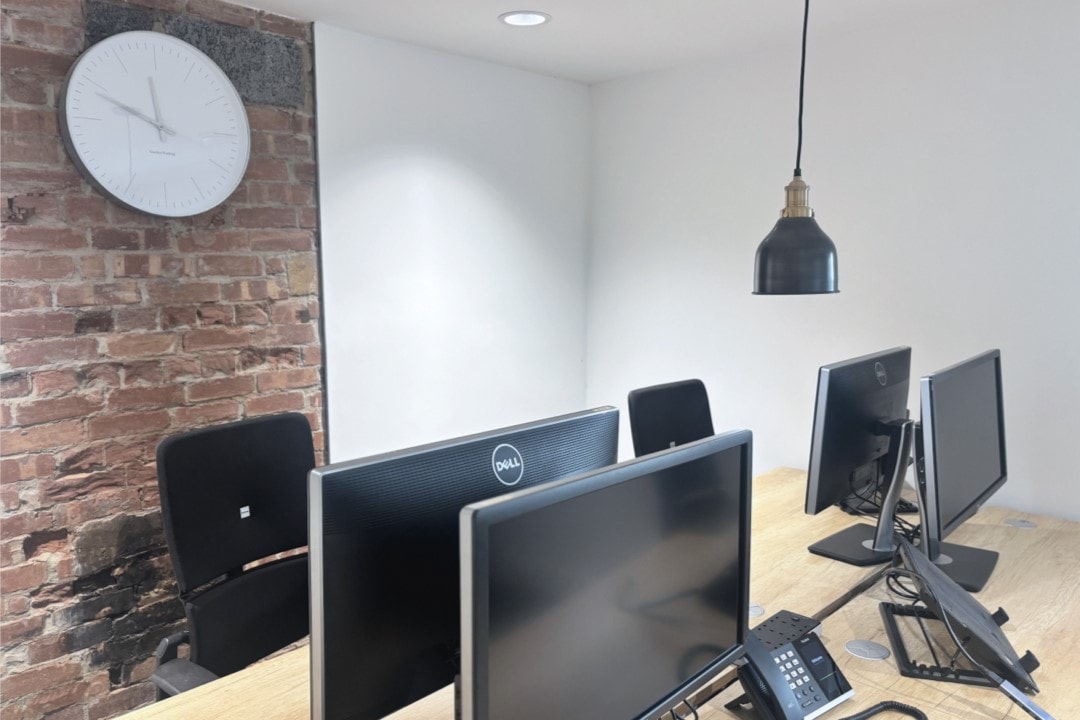 Hot desking and workspaces available for hire.