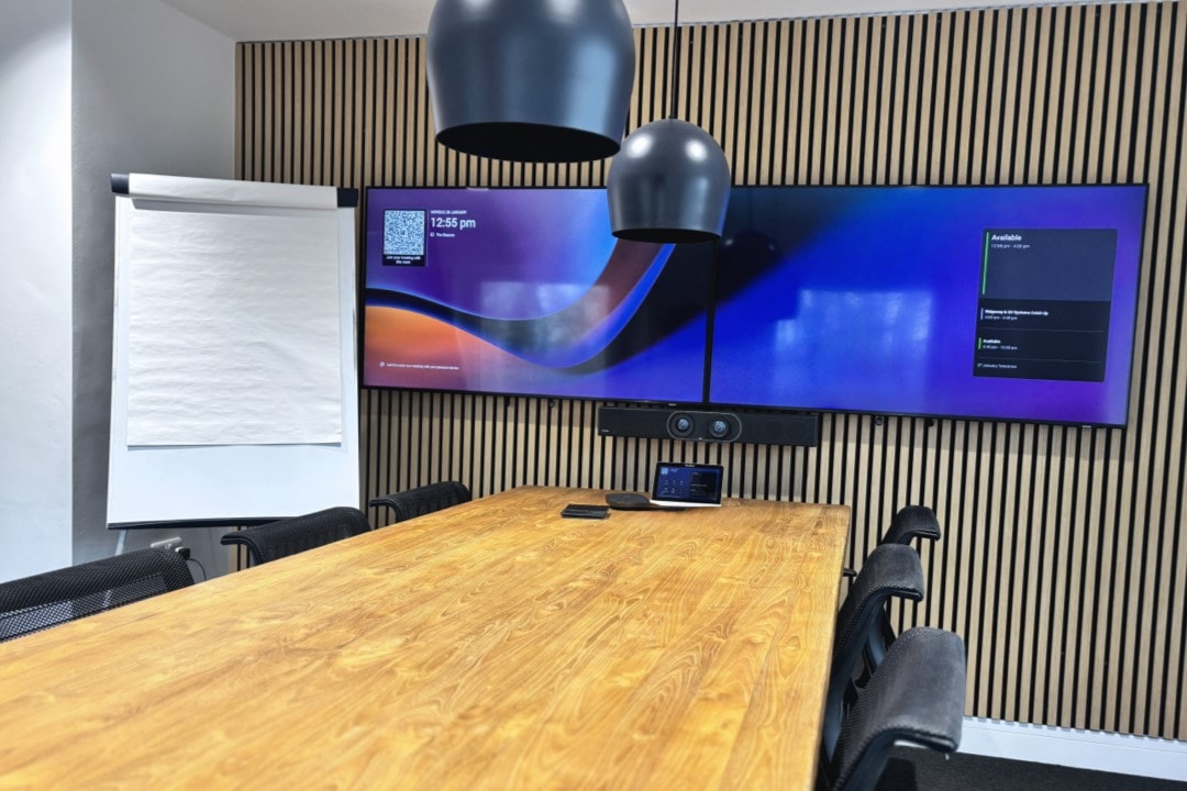 Flipcharts & mobile whiteboards in every room.