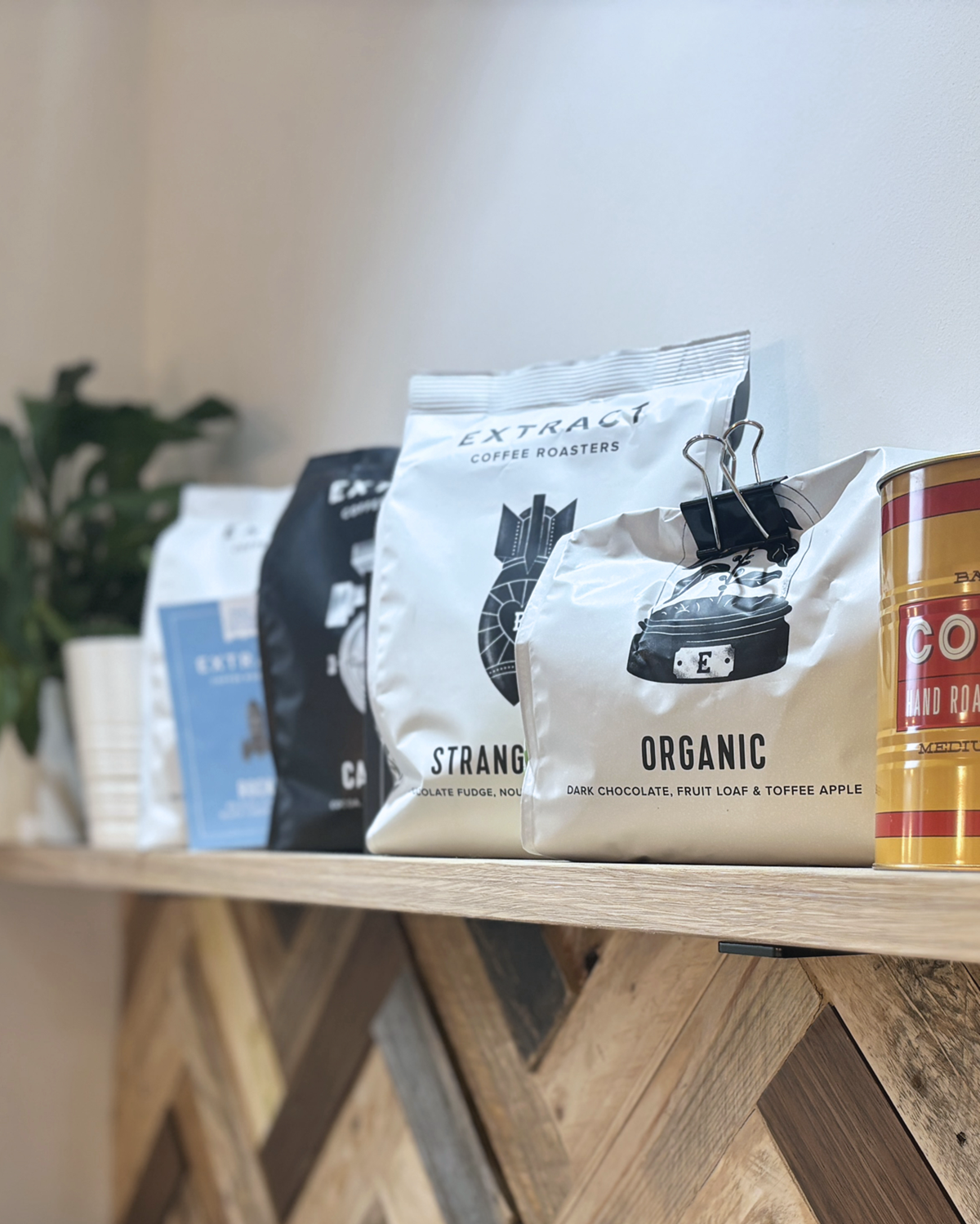 A selection of coffee beans 